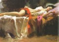 PD schlafendes Mädchen Frau Impressionist